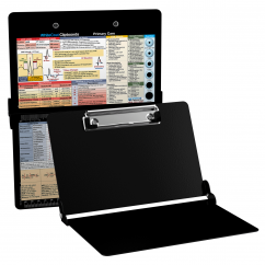 WhiteCoat Clipboard - Black - Primary Care Edition - Slightly Damaged